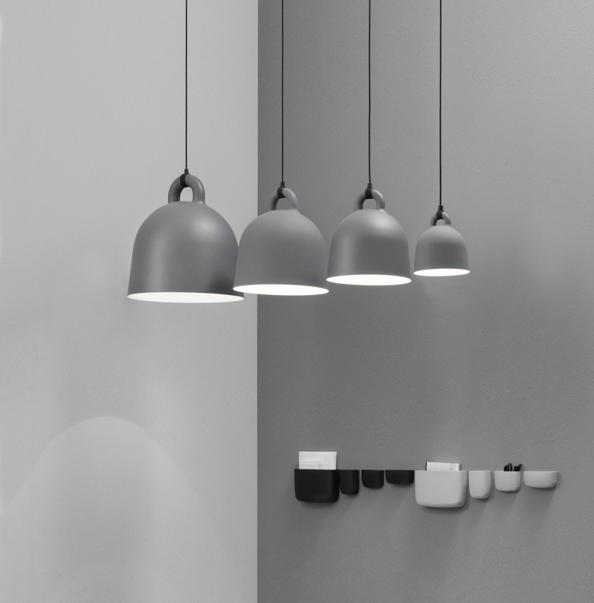 Bell Lamp Hängeleuchte Ø 55 cm Normann Copenhagen EINZELSTÜCK Grau
