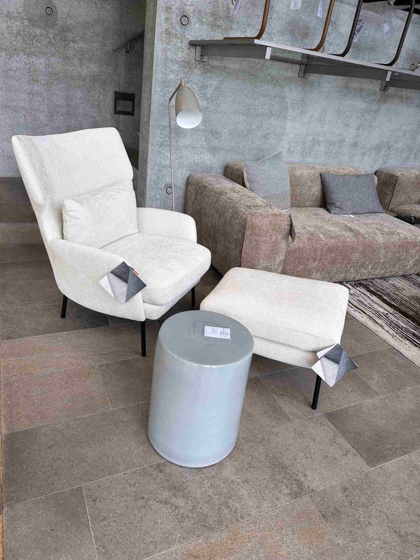 Seatrelax Sessel & Ottoman Hausmodell ed design