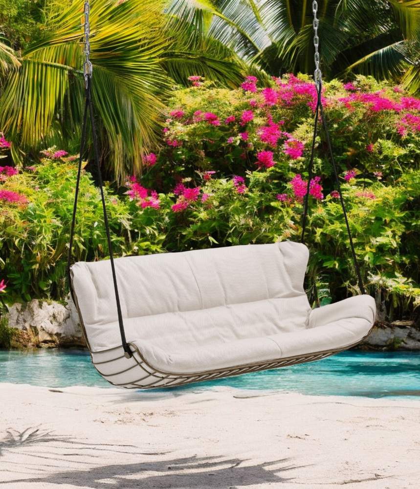 Leyasol Wingback Couch Swing Seat Indoor / Outdoor Swing Sofa Freifrau Manufaktur  