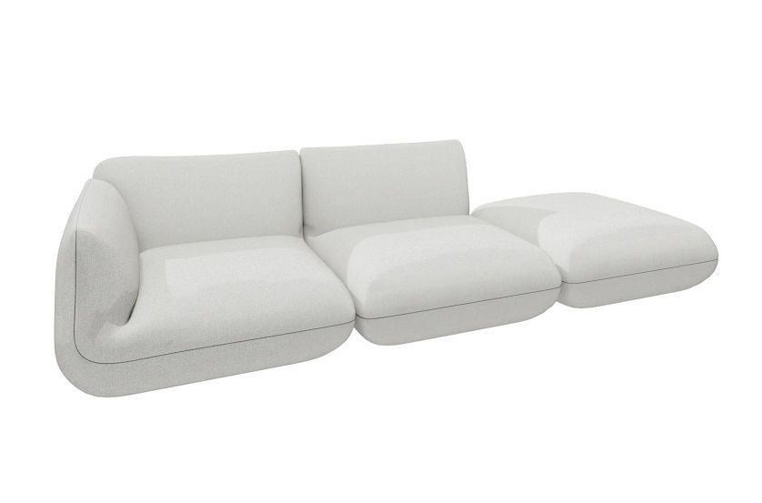 Jalis21 Sofa Hellgrau Cor 