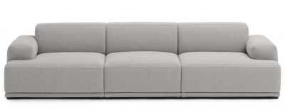 Connect Soft Modular Sofa 3-Sitzer Clay 12 Konfiguration 1 Muuto