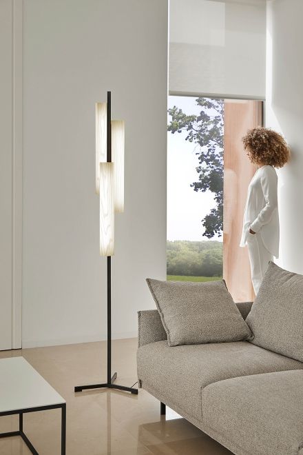 Black Note Triplet Floor LED Stehleuchte LZF Lamps