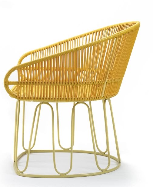 Circo Lounge Chair Loungesessel Outdoor ames Honiggelb / Gelb