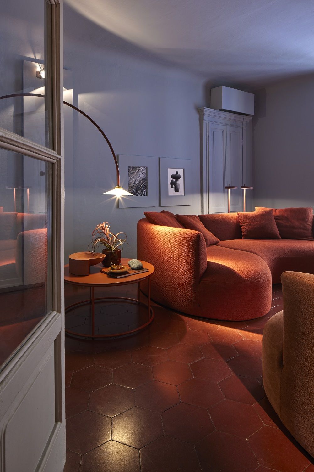 Siwa Sofa klein mit Liege Cor