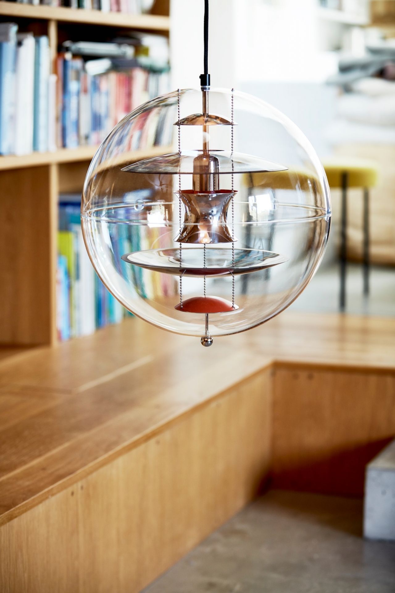 VP Globe Coloured Glass Pendelleuchte Verpan
