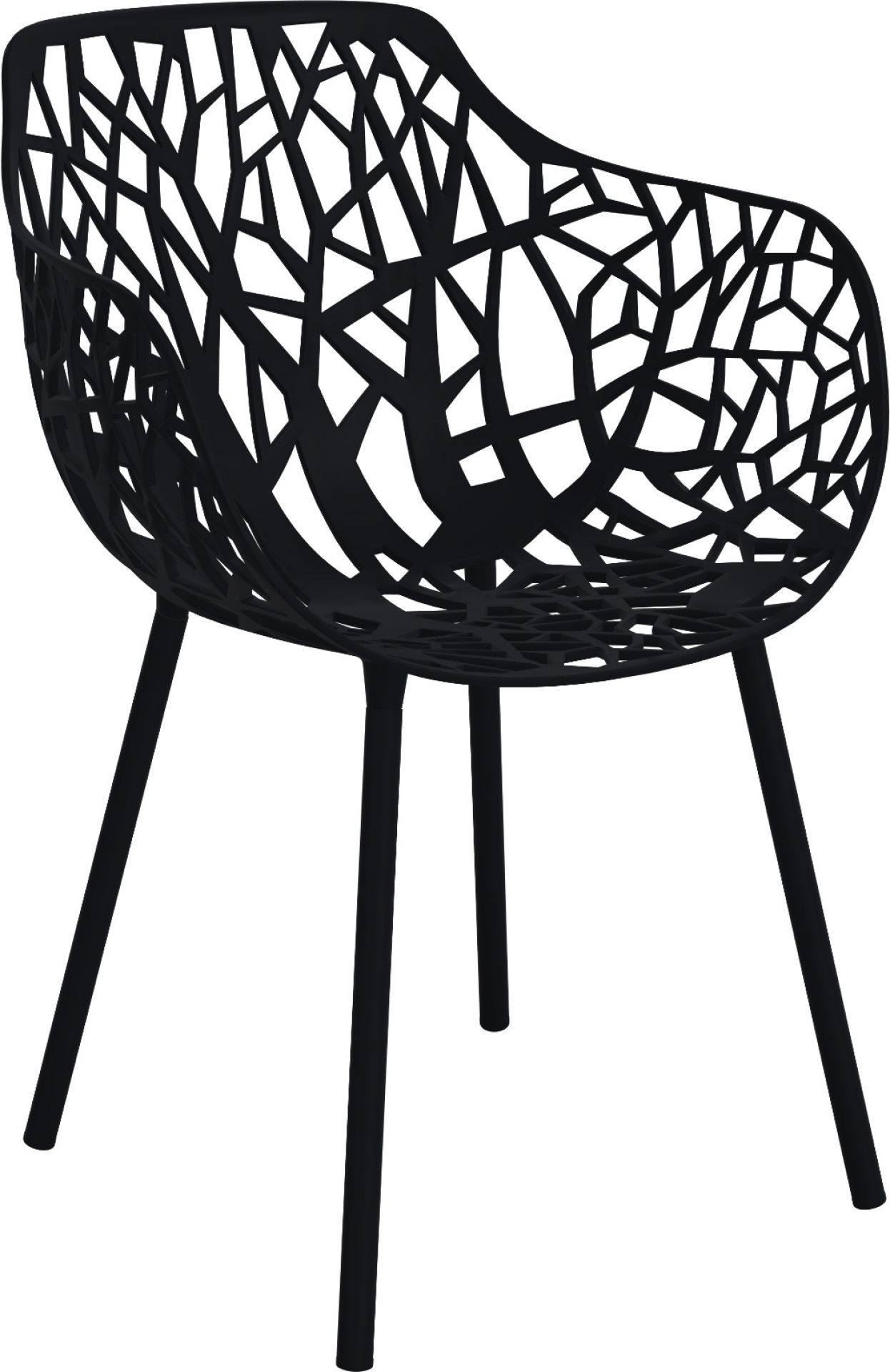Forest Outdoor Sessel Fast schwarz