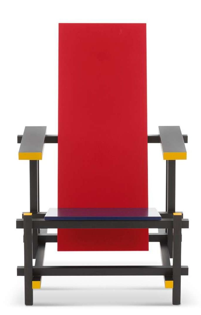 635 Red and Blue Sessel Cassina