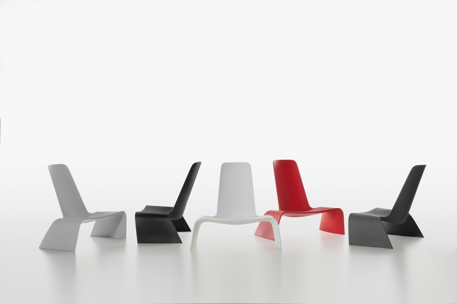 Land Lounge Chair Sessel Weiss Plank