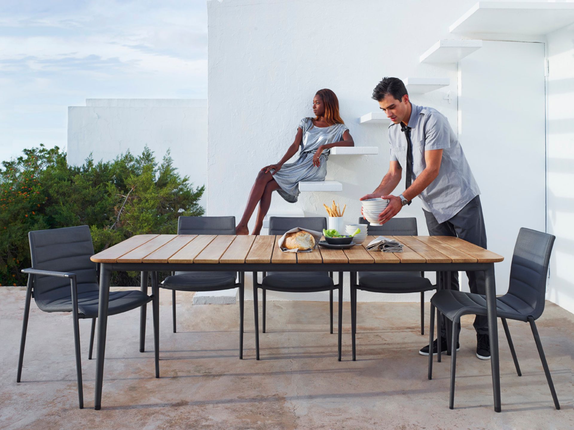 Core Outdoor Esstisch teak Cane-Line