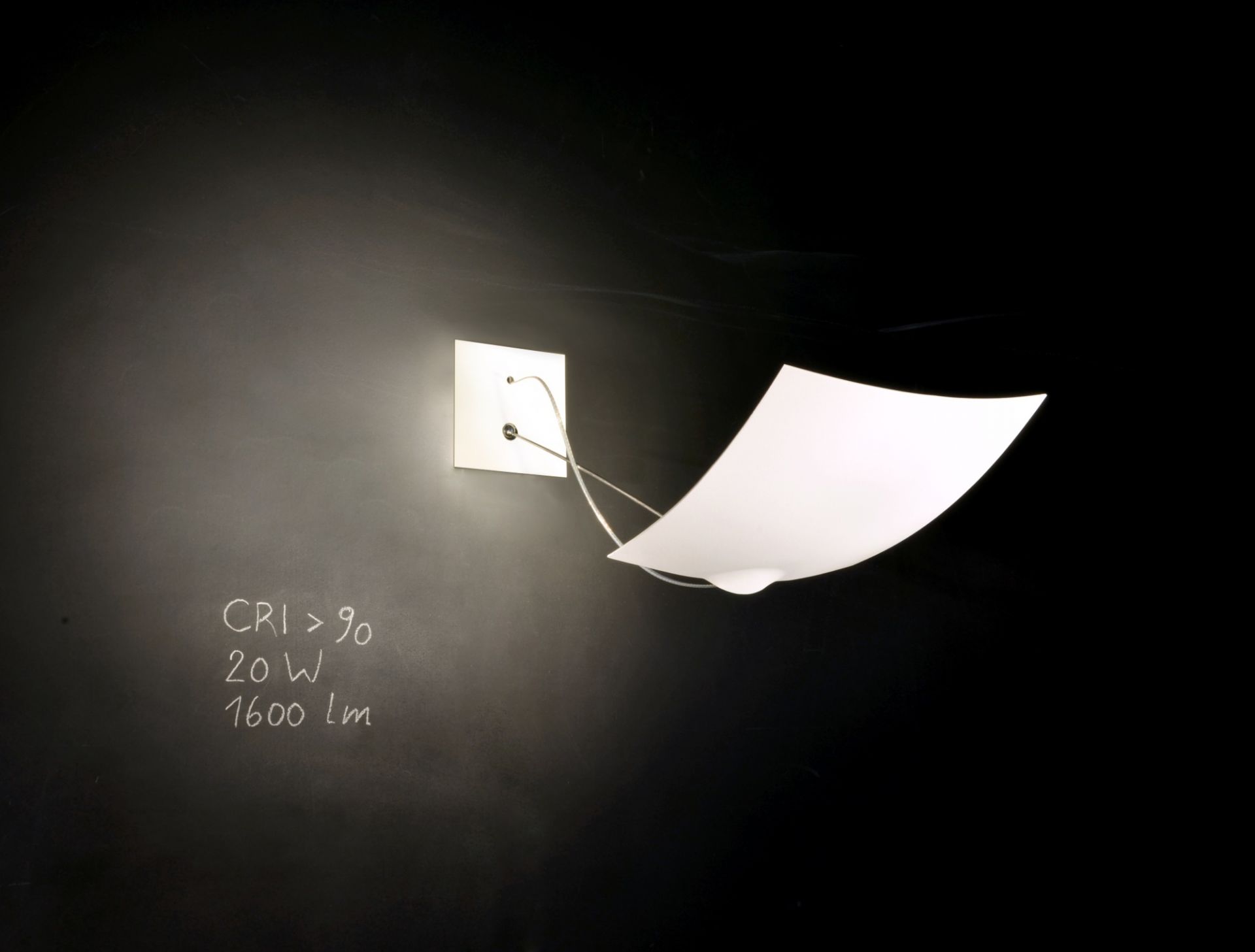 18 x 18 LED Wandleuchte Ingo Maurer