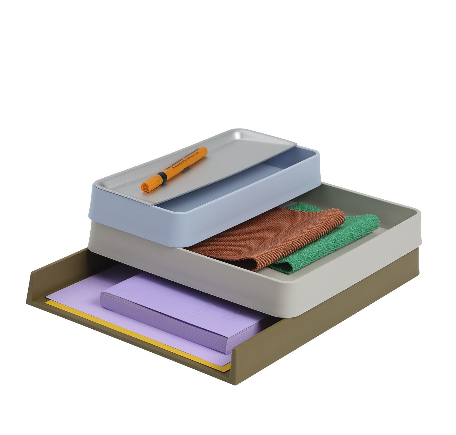 Arrange Desktop Serie Konfiguration 2 Organizer Multicolor Muuto