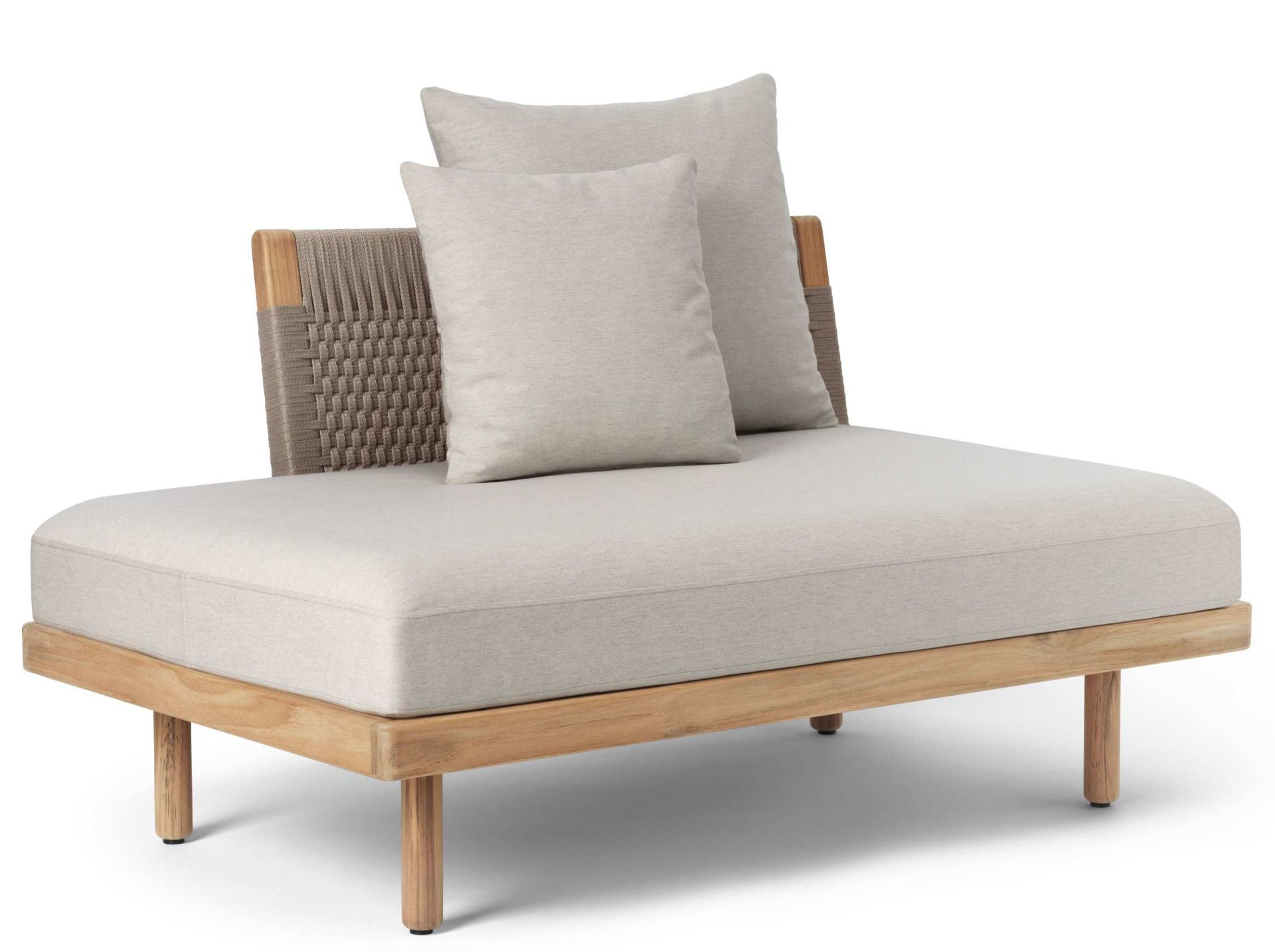 E520 Embrace Sofa Modul mit kurzer Rückenlehne und Beistelltisch Outdoor Carl Hansen & Søn 