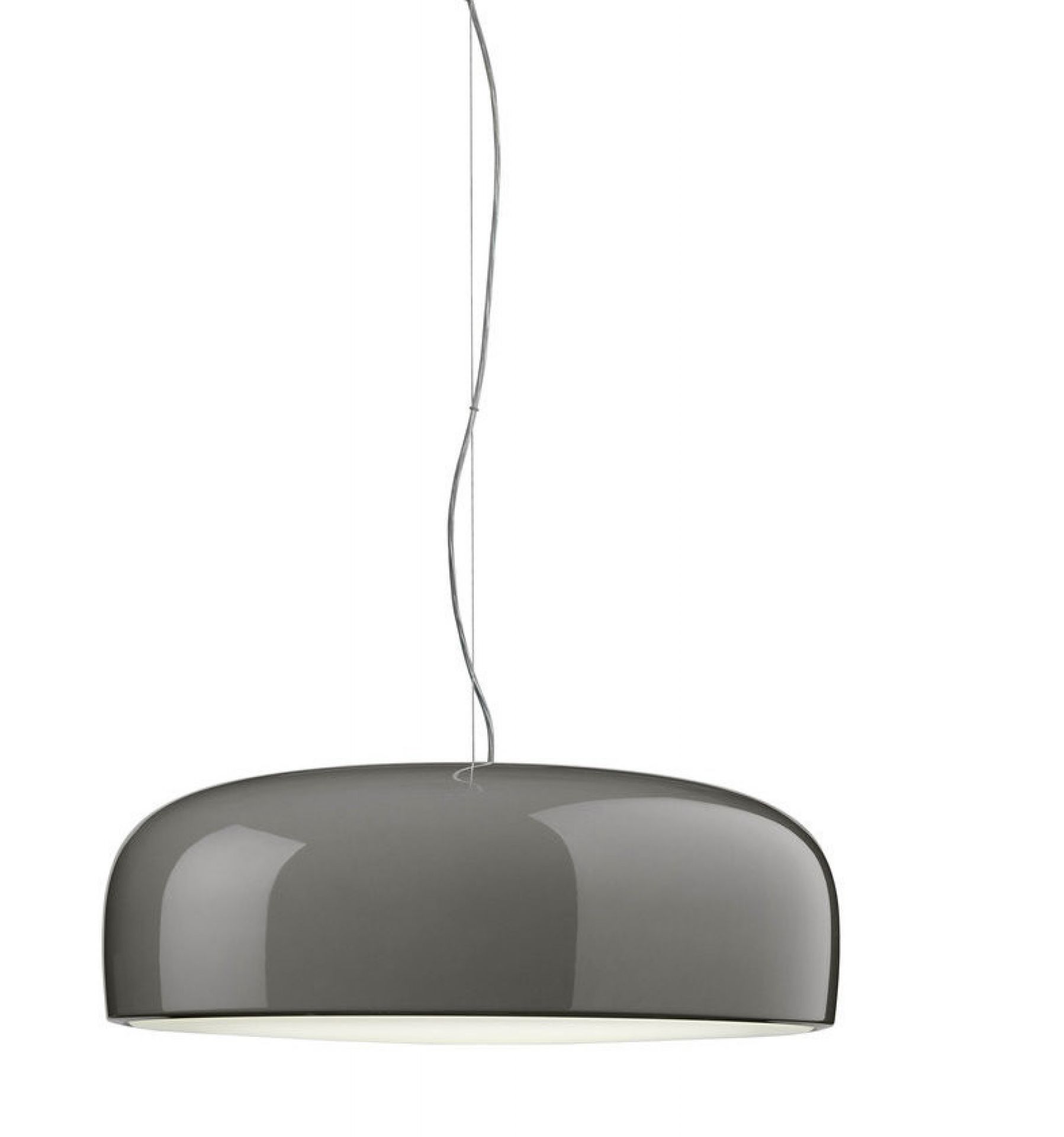 Smithfield LED Pendelleuchte in Mud-Grau von Flos: Moderne Hängelampe für stilvolle Beleuchtung.