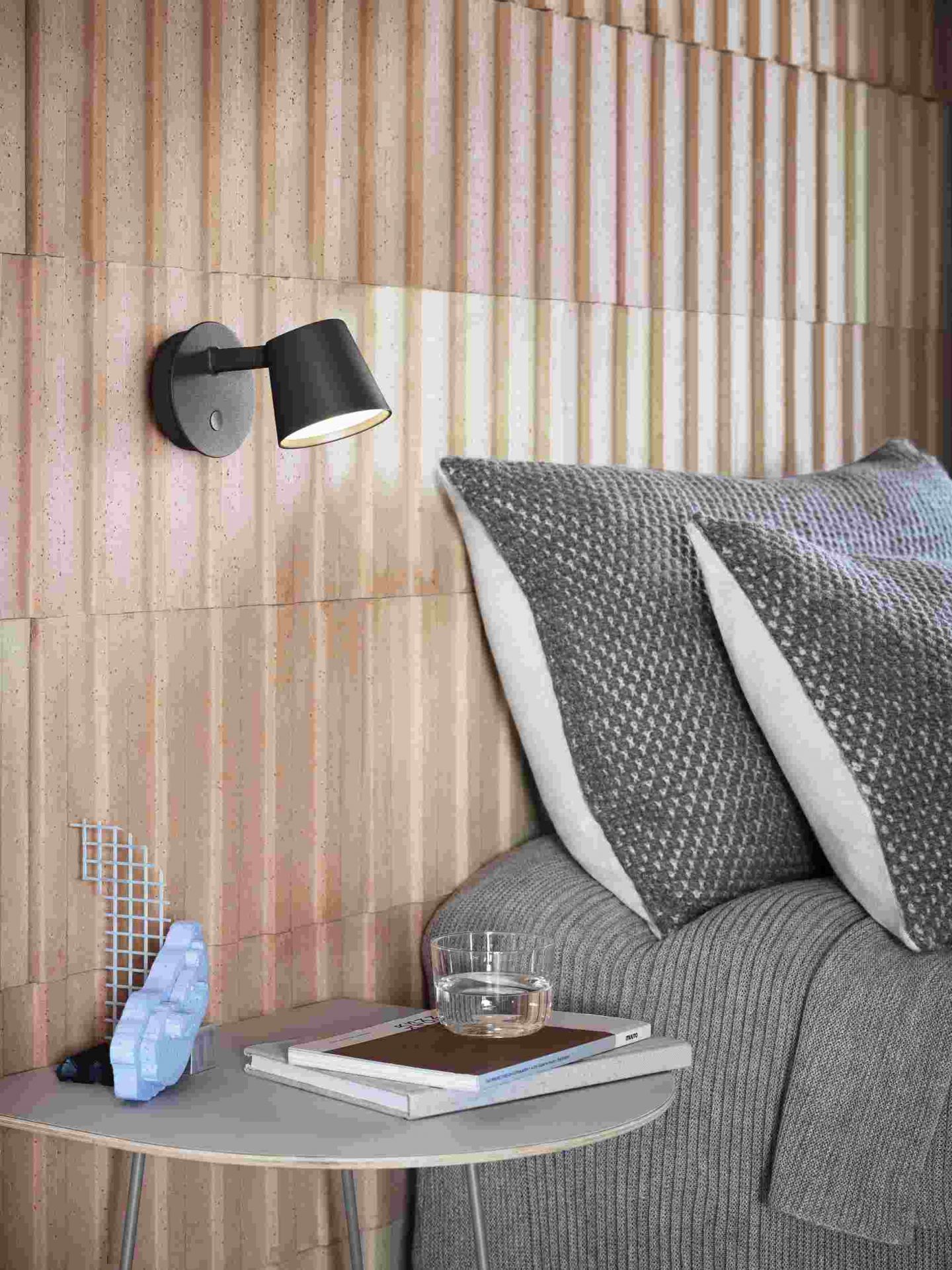 Tip Wall Lamp Wandleuchte Muuto Grau