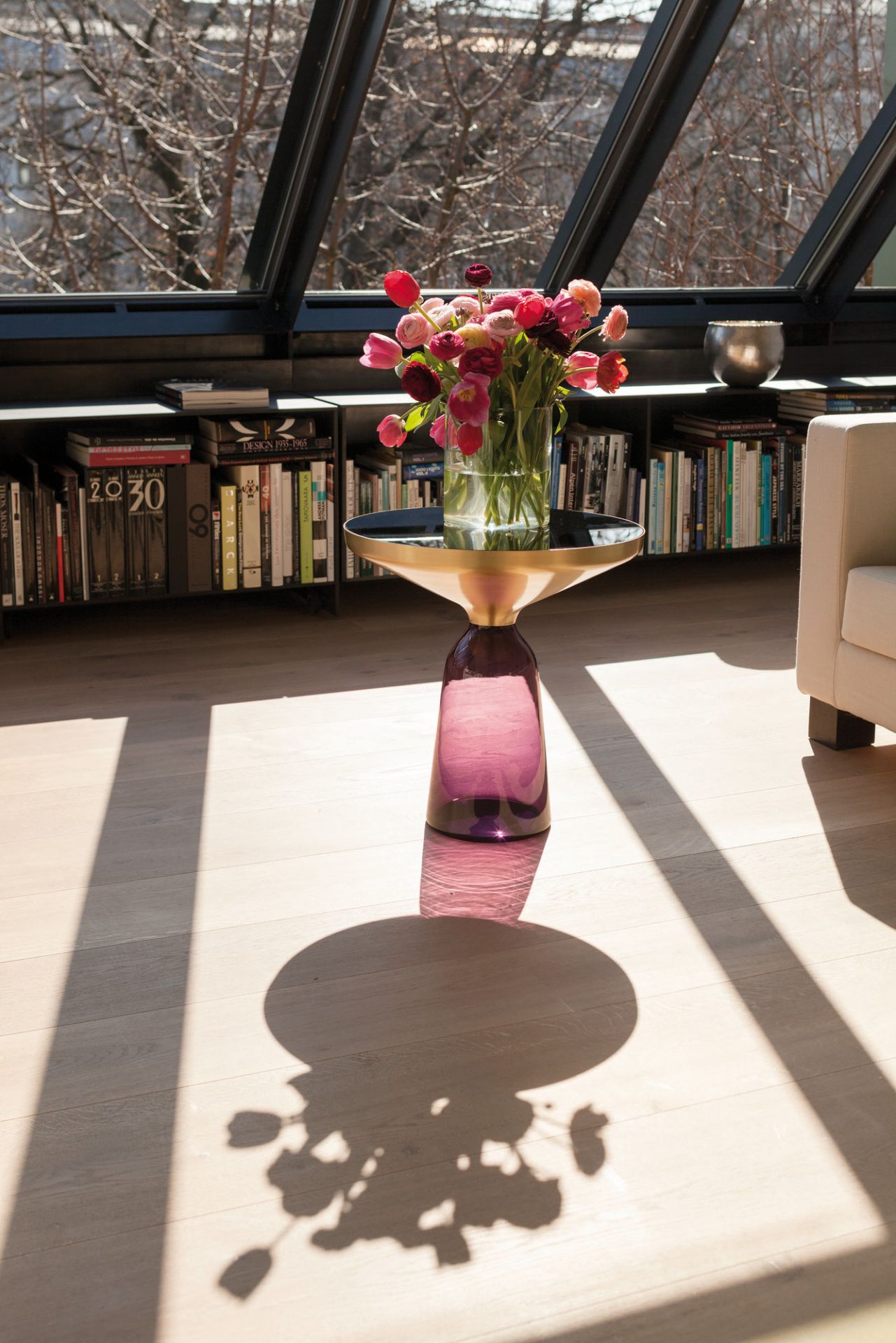 Bell Side Table Beistelltisch Stahl ClassiCon Quarz-grau