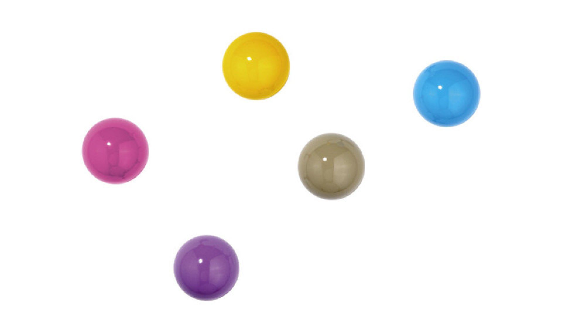 Dots Wandhaken 5-er Set Mix Farben Schönbuch Palm Springs
