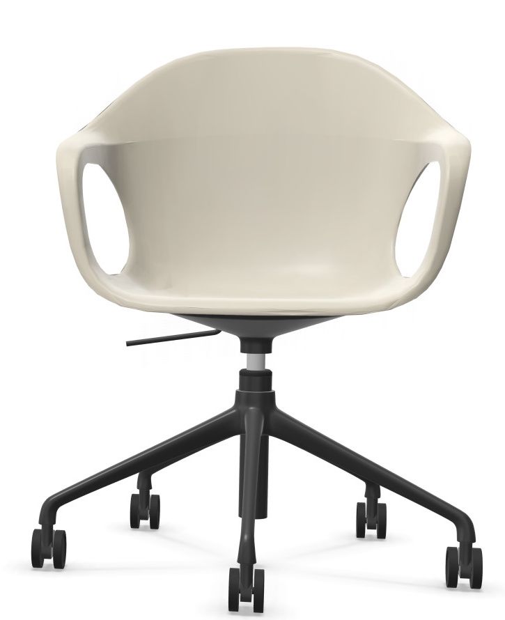 Elephantino Sessel Fünfstern Gestell mit Rollen Kristalia