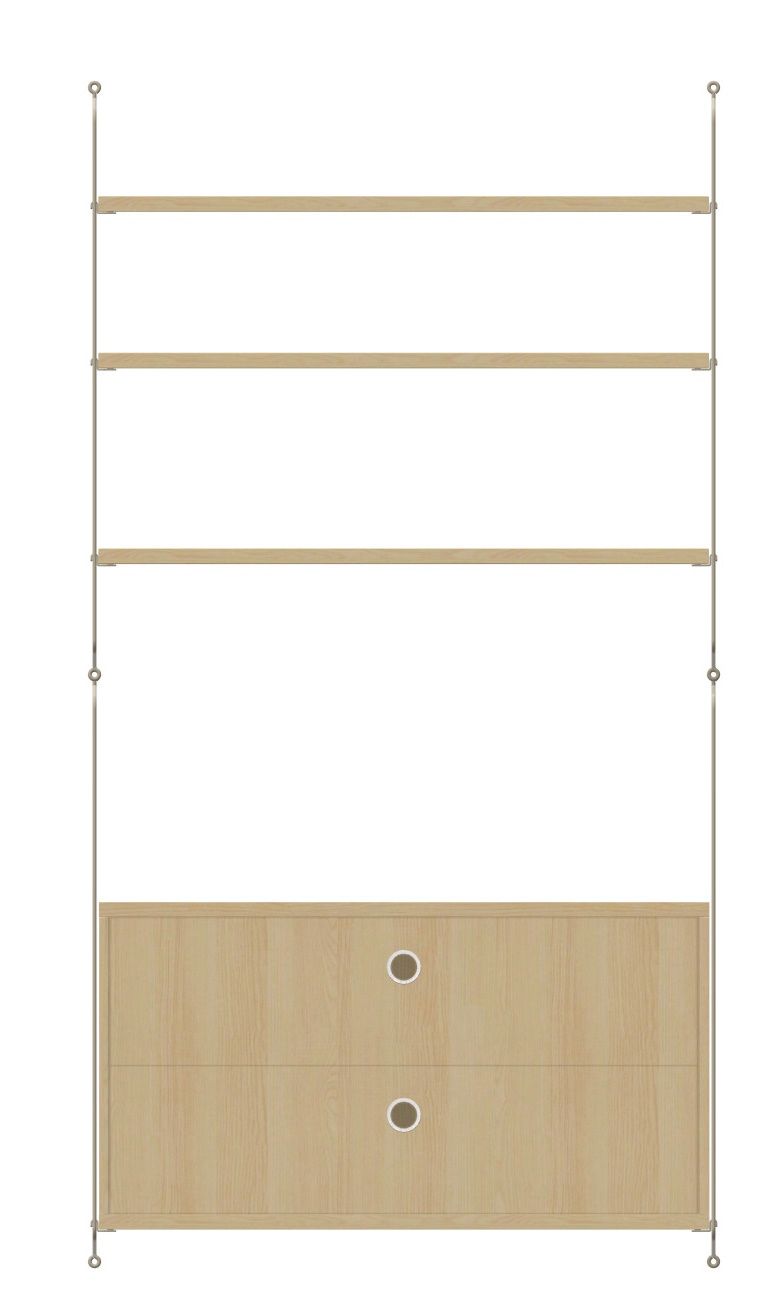 Arbeitsplatz KONFIGURATIONEN W3 String Furniture