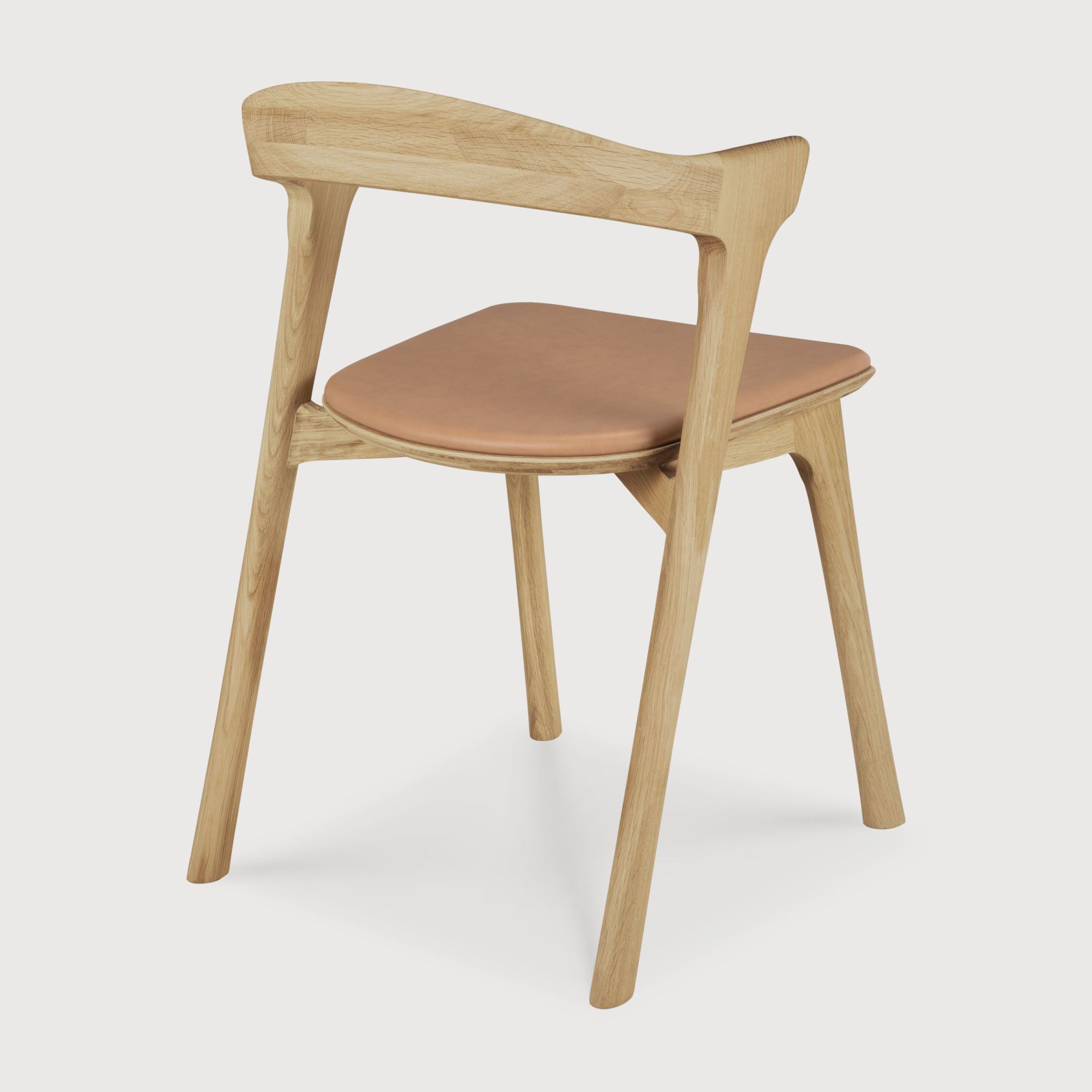 Bok Stuhl lackierte Eiche - Sienna Leder Ethnicraft