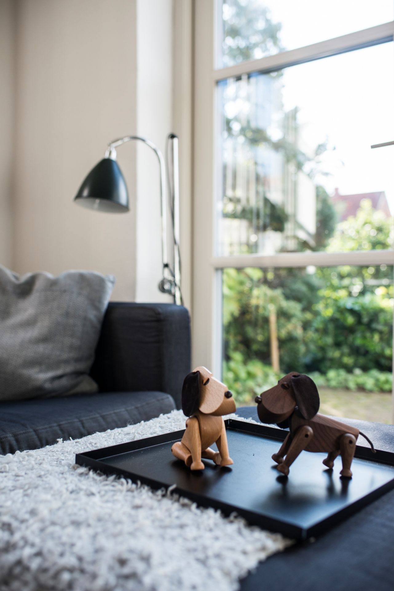 Bobby Holzfigur Hund Architectmade EINZELSTÜCK