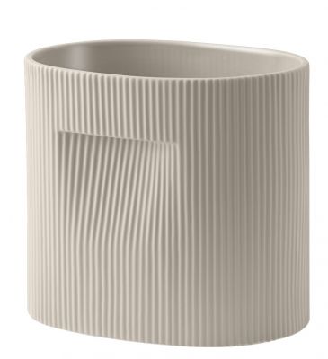 Ridge Planter Blumentopf Muuto H 24 cm