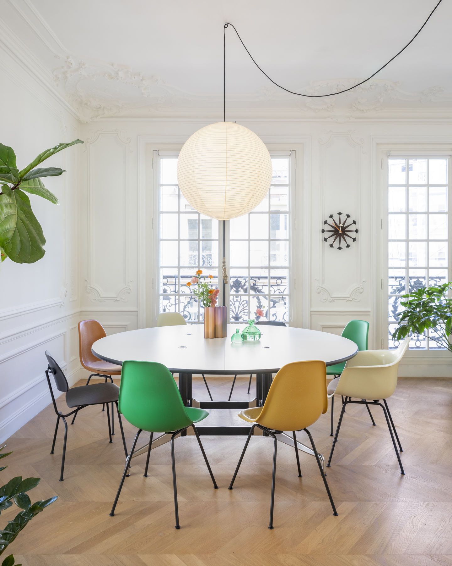 Eames Plastic Arm Chair DAX mit Sitzpolster Vitra