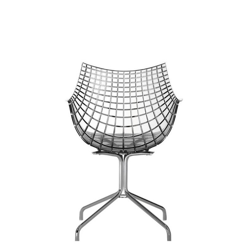 Meridiana Chair Armlehnenstuhl mit Viersternfuß Driade 