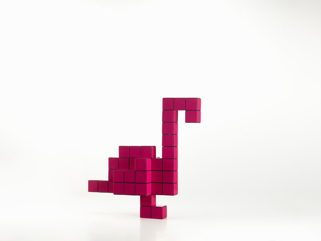 Panton Cubes Flamingo Duoton Skulptur / Tierfigur Vitra