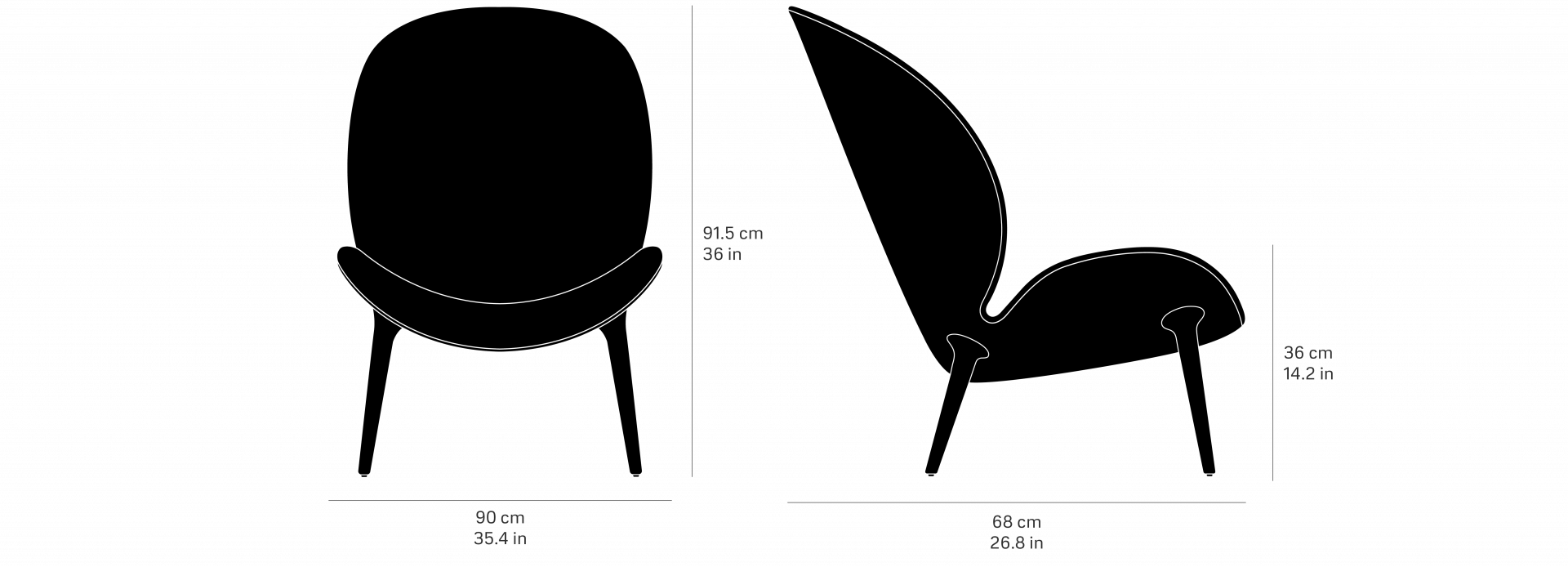Lodge Loungestuhl Vipp
