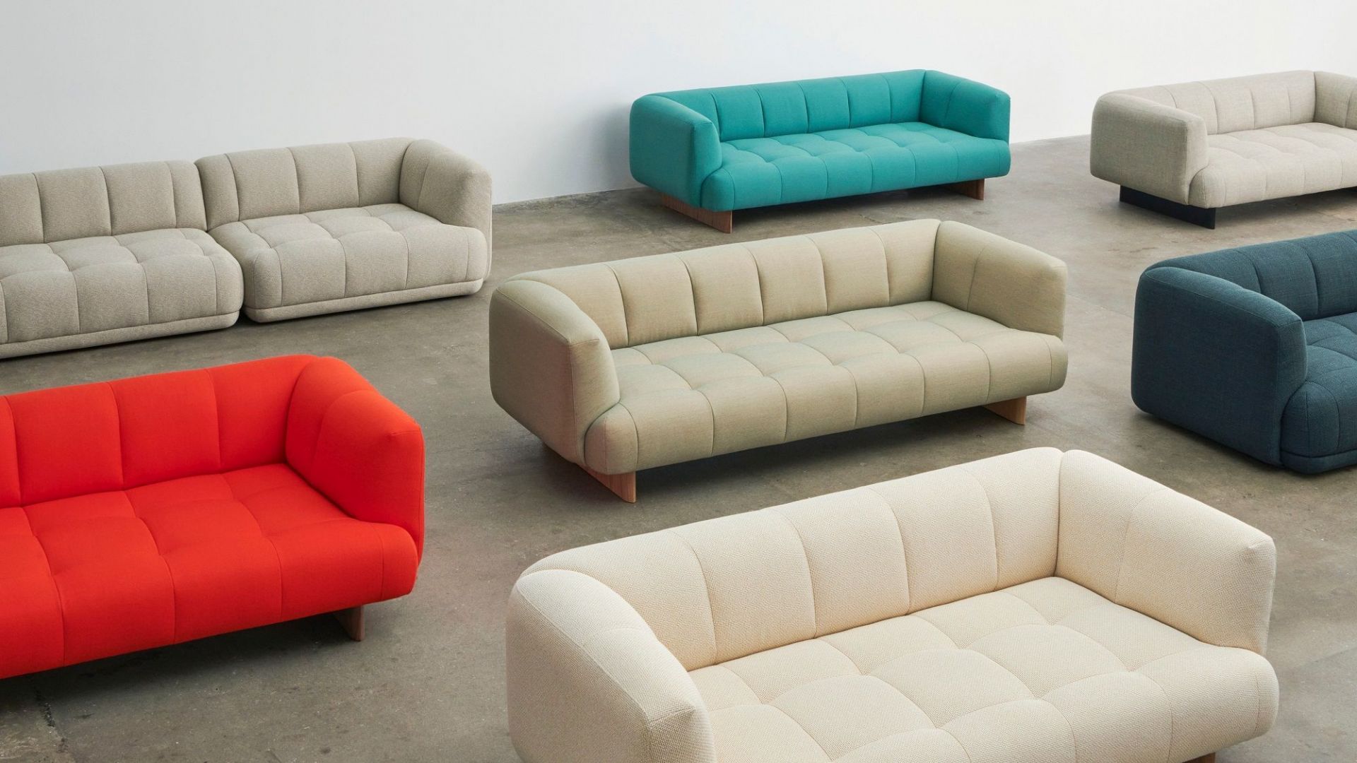 Quilton Lift Sofa 2-Sitzer Hay