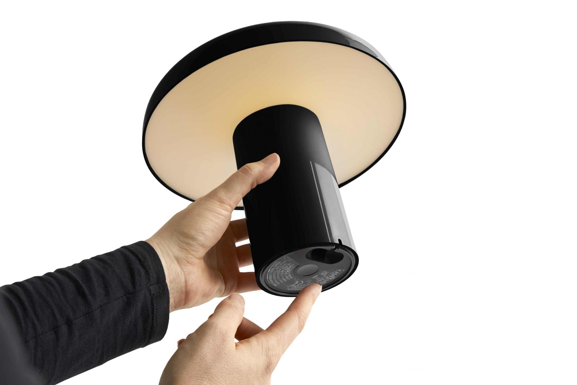 Pao Portable Lamp Akkuleuchte / Tischleuchte Hay Soft black