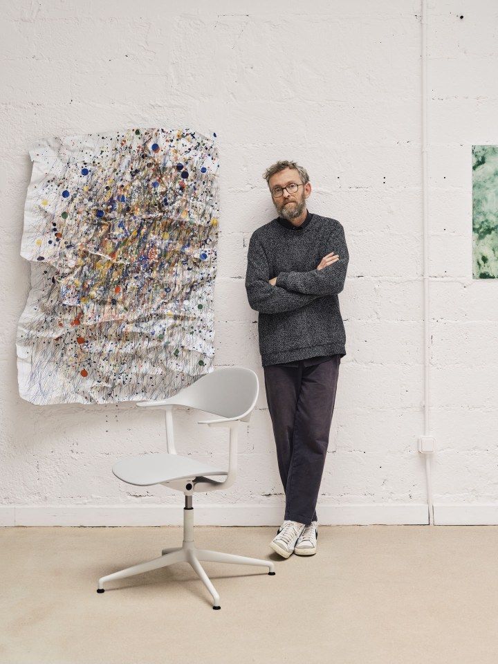 Mynt Rücken und Sitz Kunststoff Bürodrehstuhl Vitra