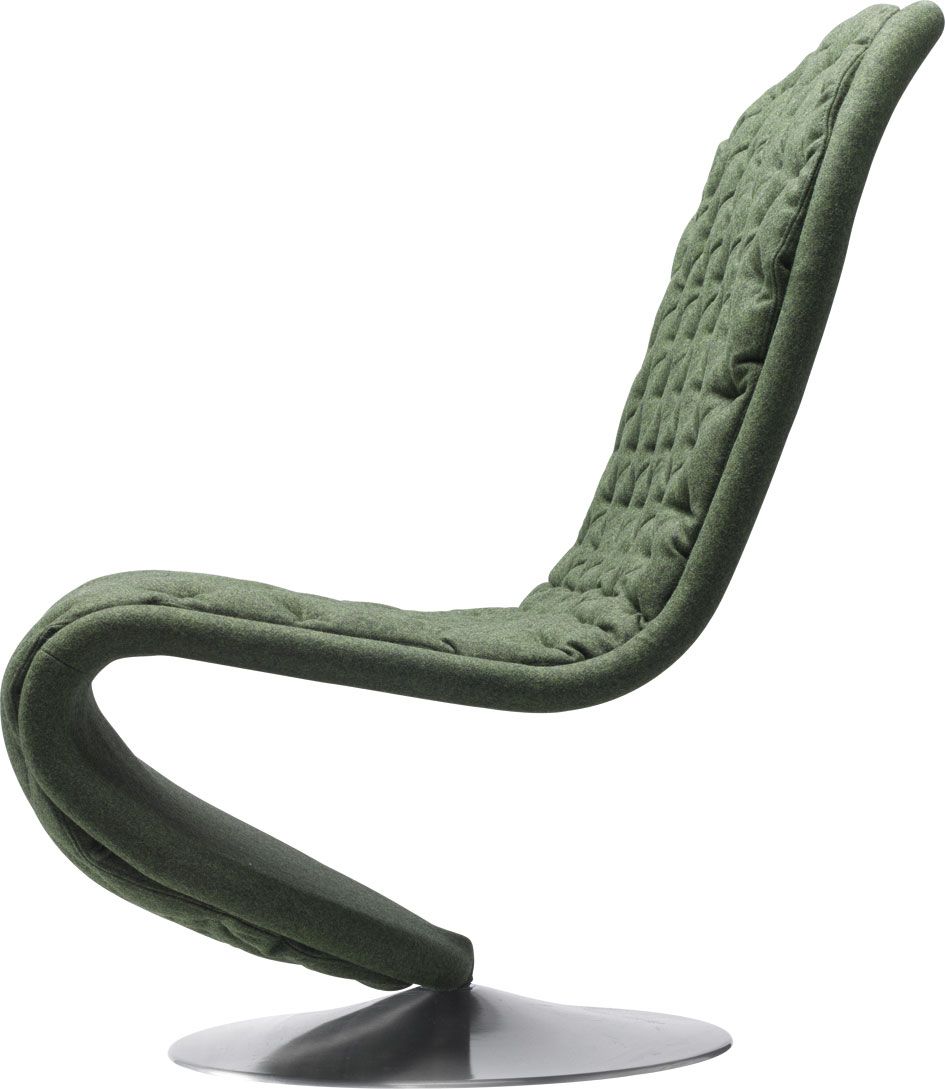 System 1-2-3 Lounge Deluxe Runder Fuß Sessel Verpan