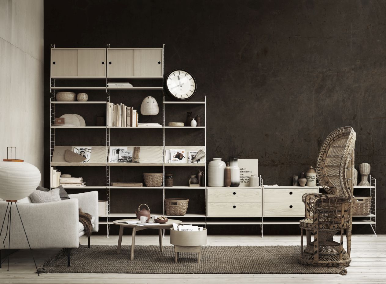 Einzelteil Schubladenelement B 58 cm String Furniture 