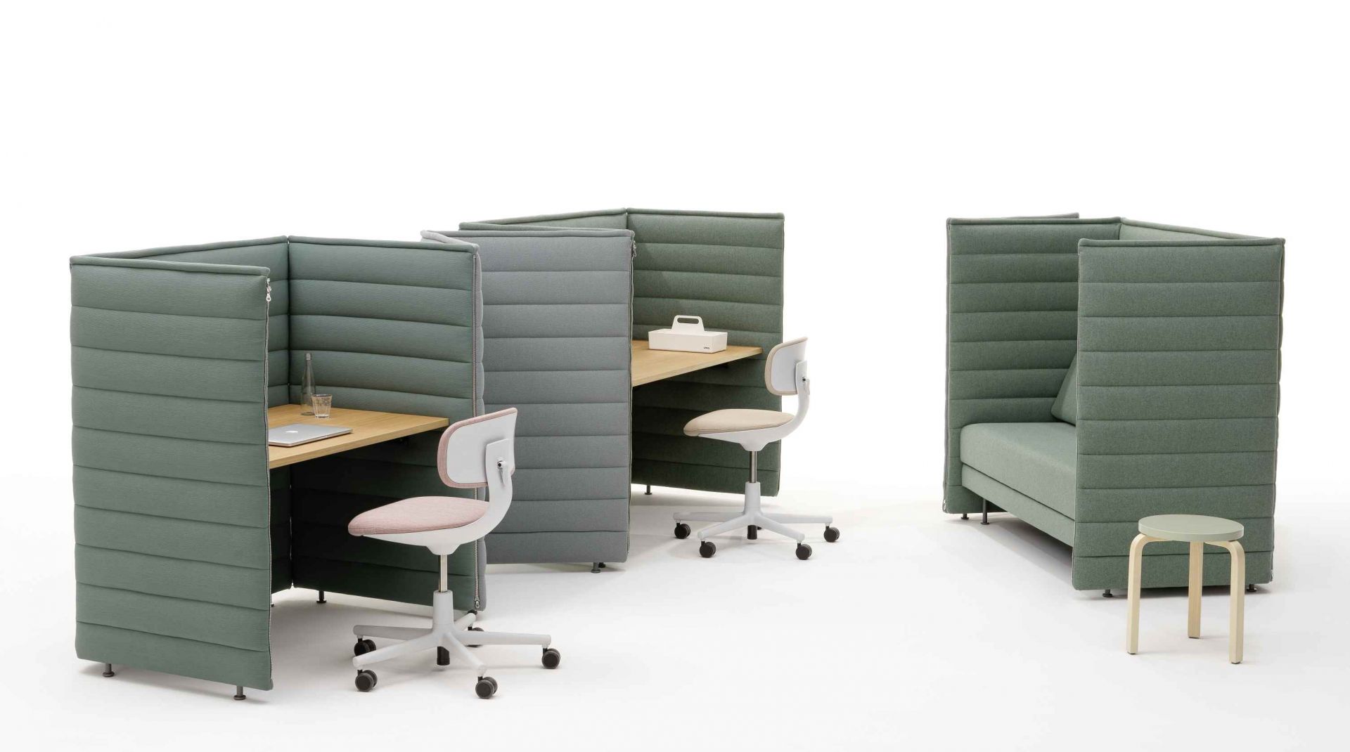 Alcove Plus Desk Medium Schreibtisch Vitra