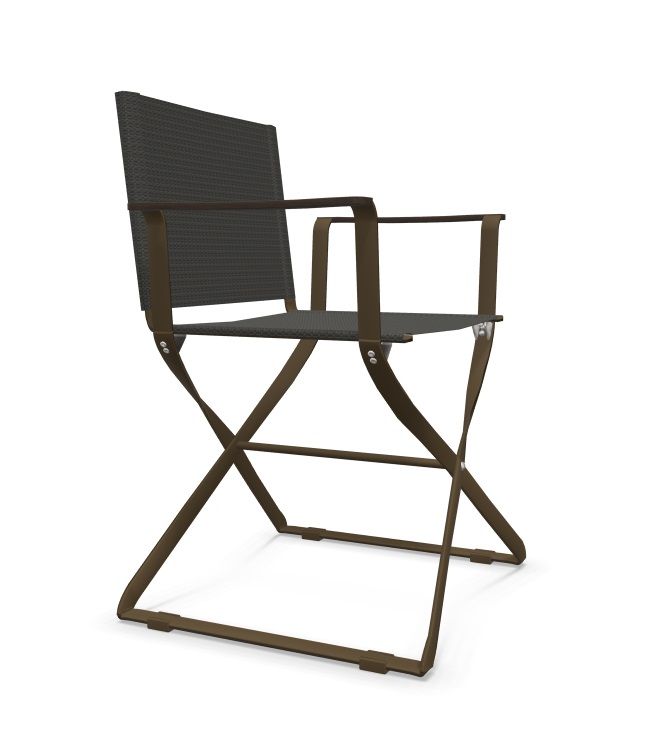 Ciak Outdoor Regiestuhl Mattbraun Emu EINZELSTÜCK