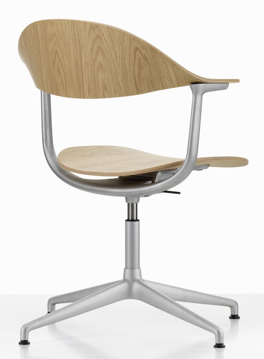 Mynt Rücken und Sitz Plywood Bürodrehstuhl Vitra