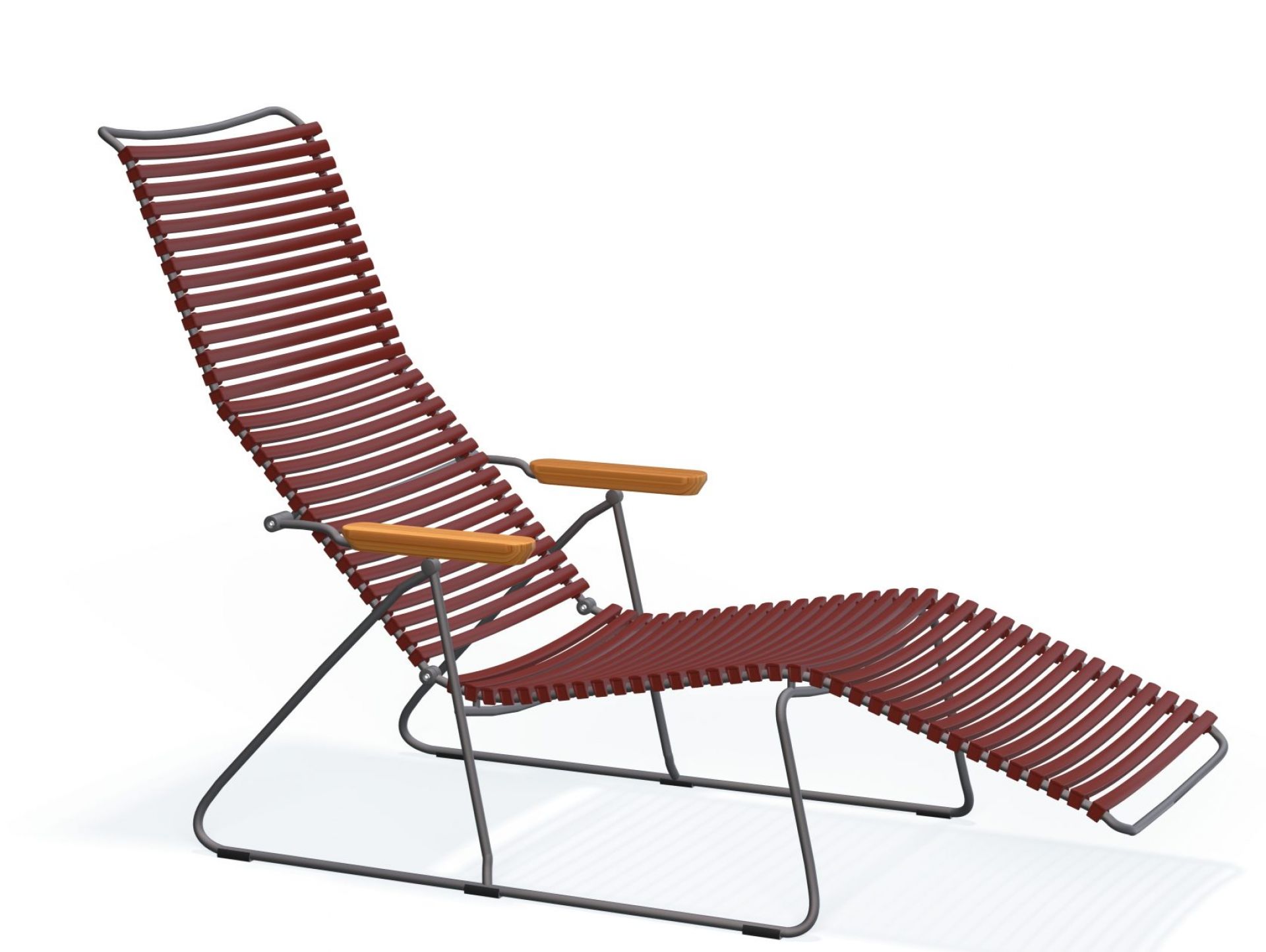 Click Sunlounger Outdoor Sonnenliege Houe Schwarz