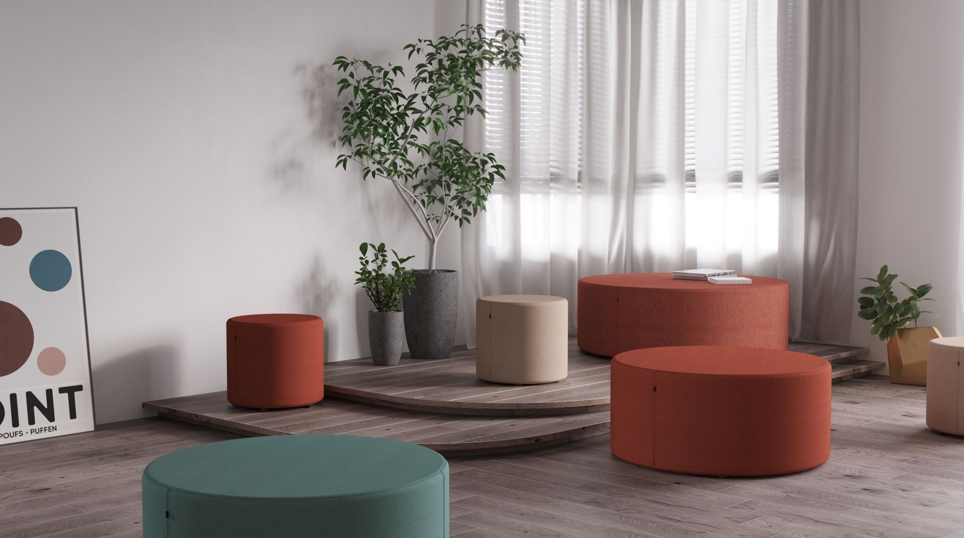 point POP 450 Pouf Sitzhocker Bejot