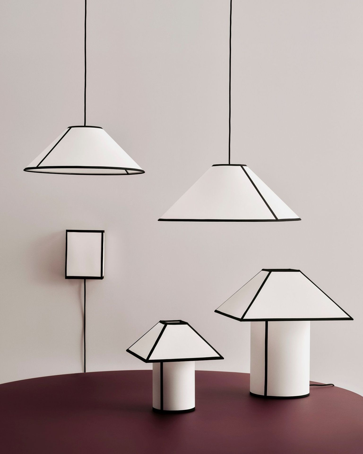 Ava Square Wall Lamp Wandleuchte Hay