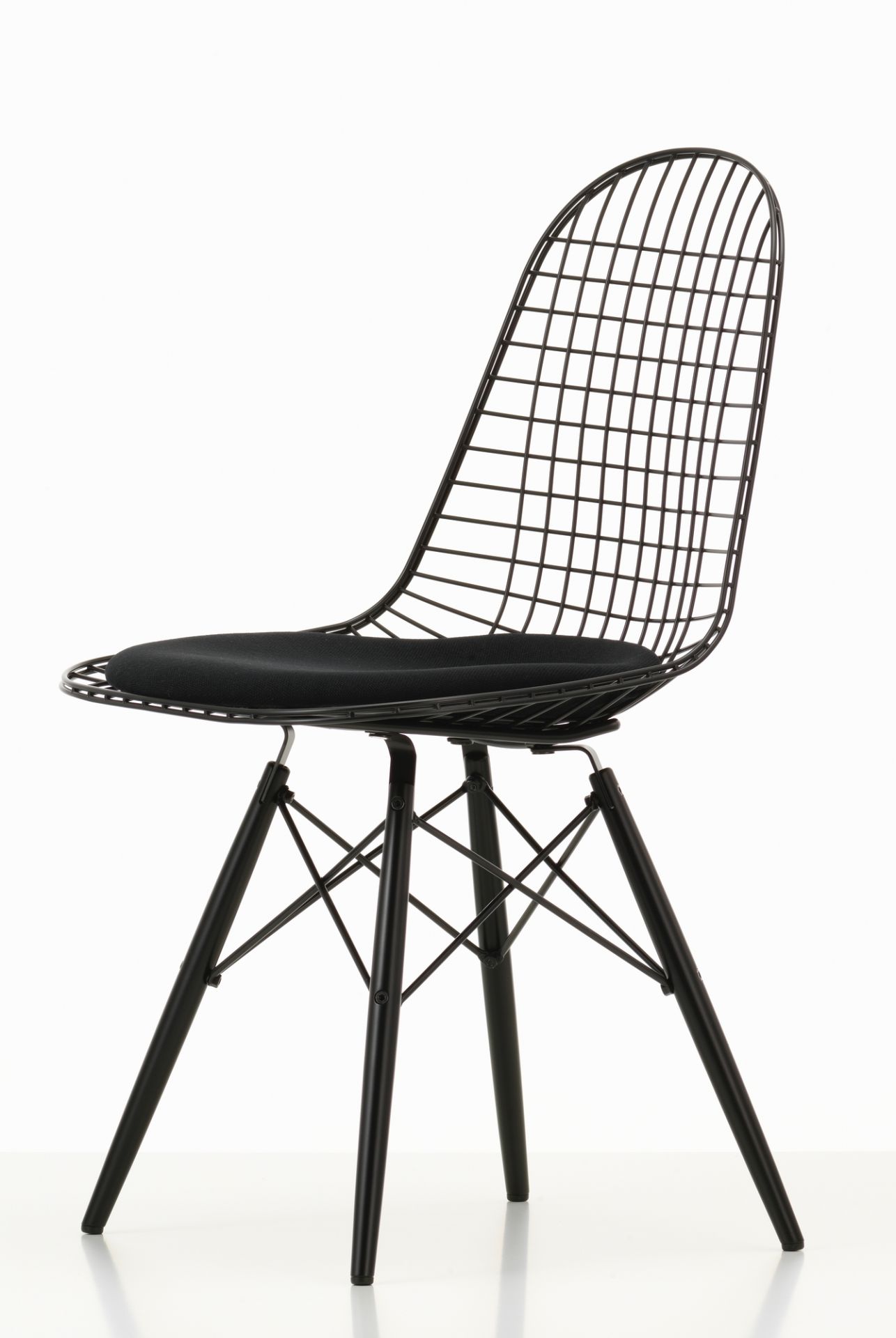 DKW-5 Wire Chair Stuhl mit Sitzkissen Vitra
