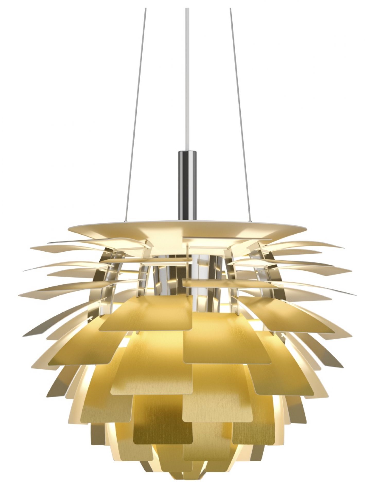 PH Artichoke Pendelleuchte Messing oder Kupfer Louis Poulsen