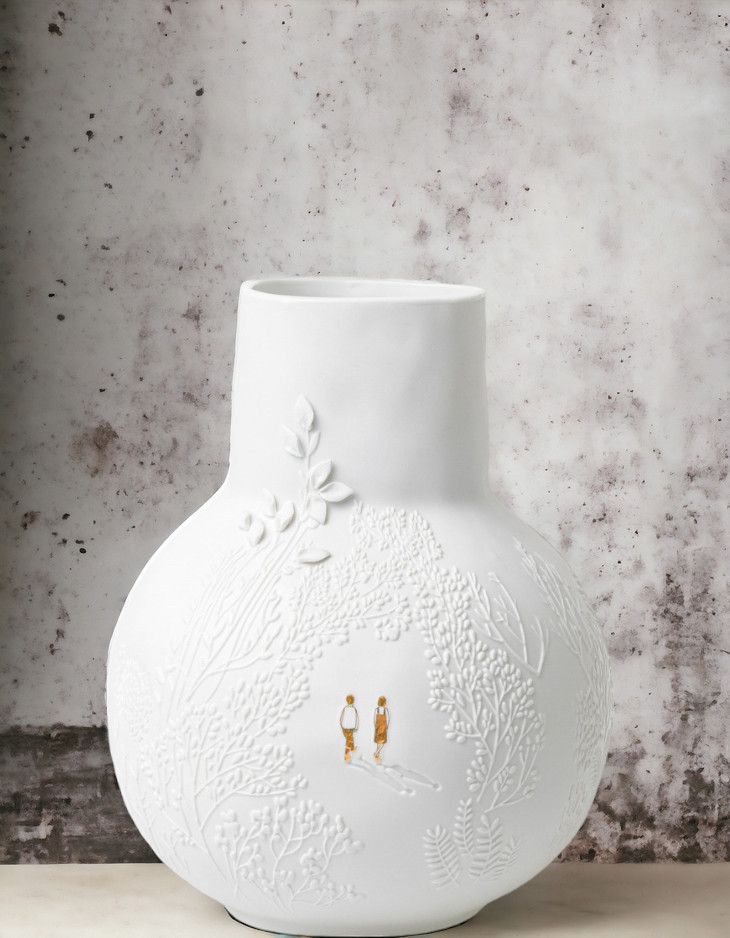 BG dankbar Vase Parkspaziergang Räder