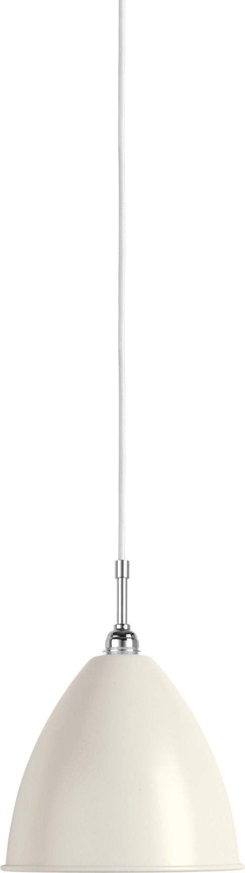 Bestlite BL 9 M Pendelleuchte Weiß / Chrom Gubi Bestlite BL 9 M Pendelleuchte Weiß / Chrom Gubi