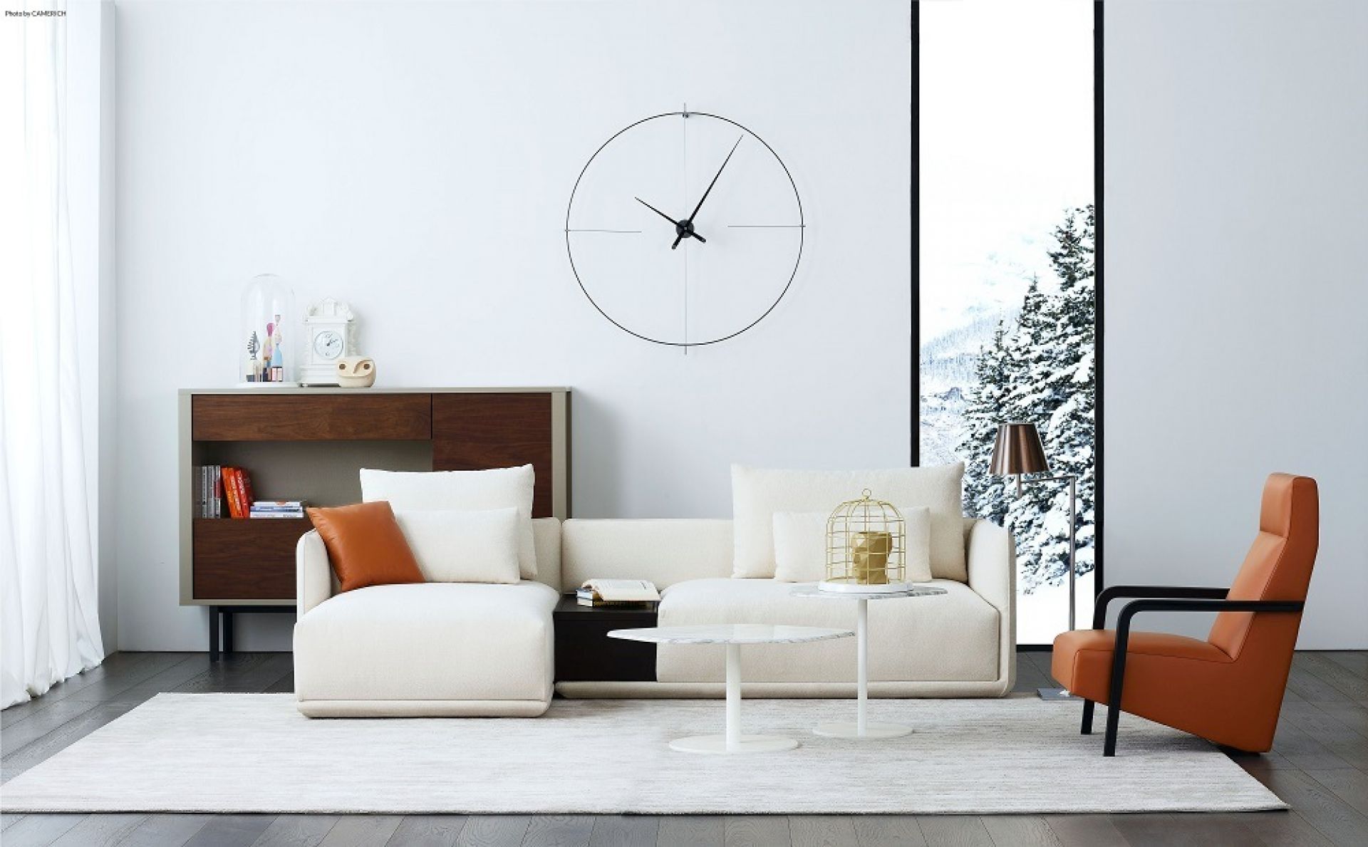 Bilbao N/ L Clock Wanduhr nomon
