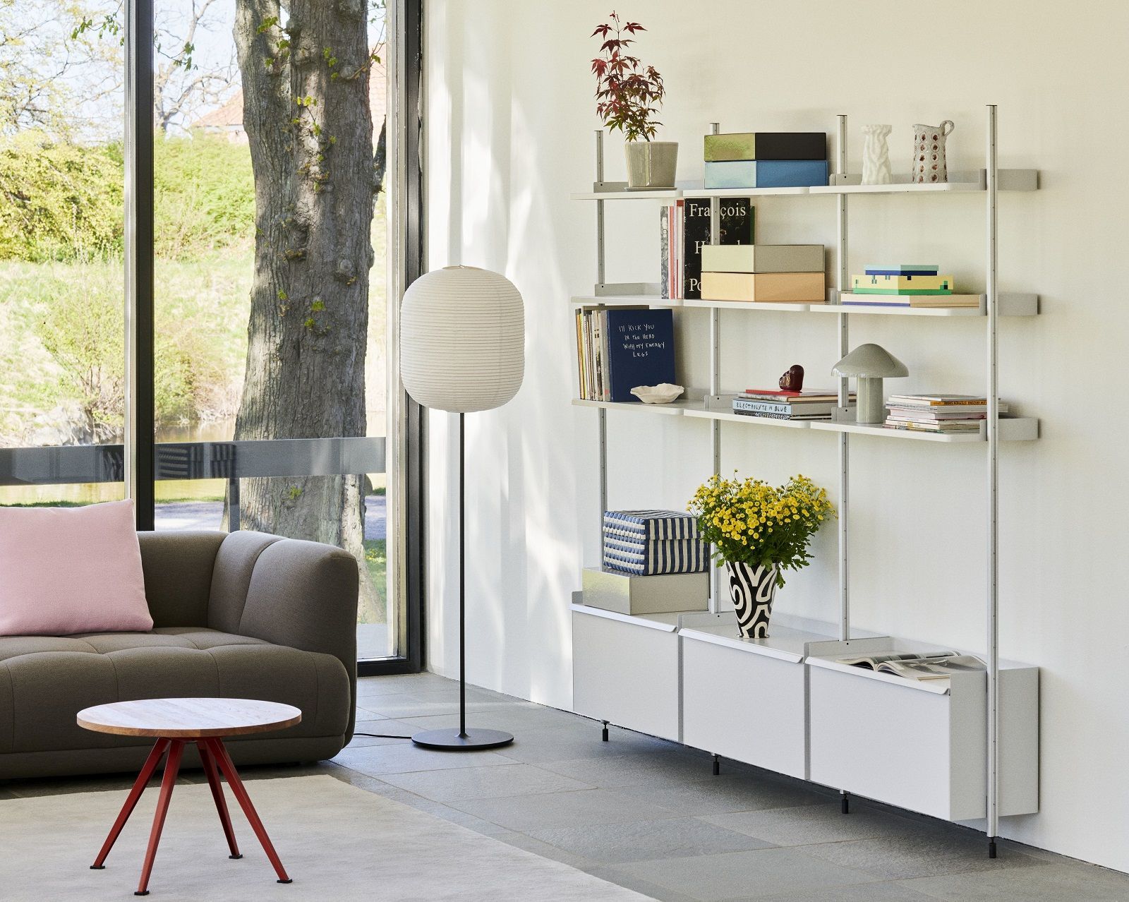 Pier System 1041 1 Column Regal / Garderobe Hay