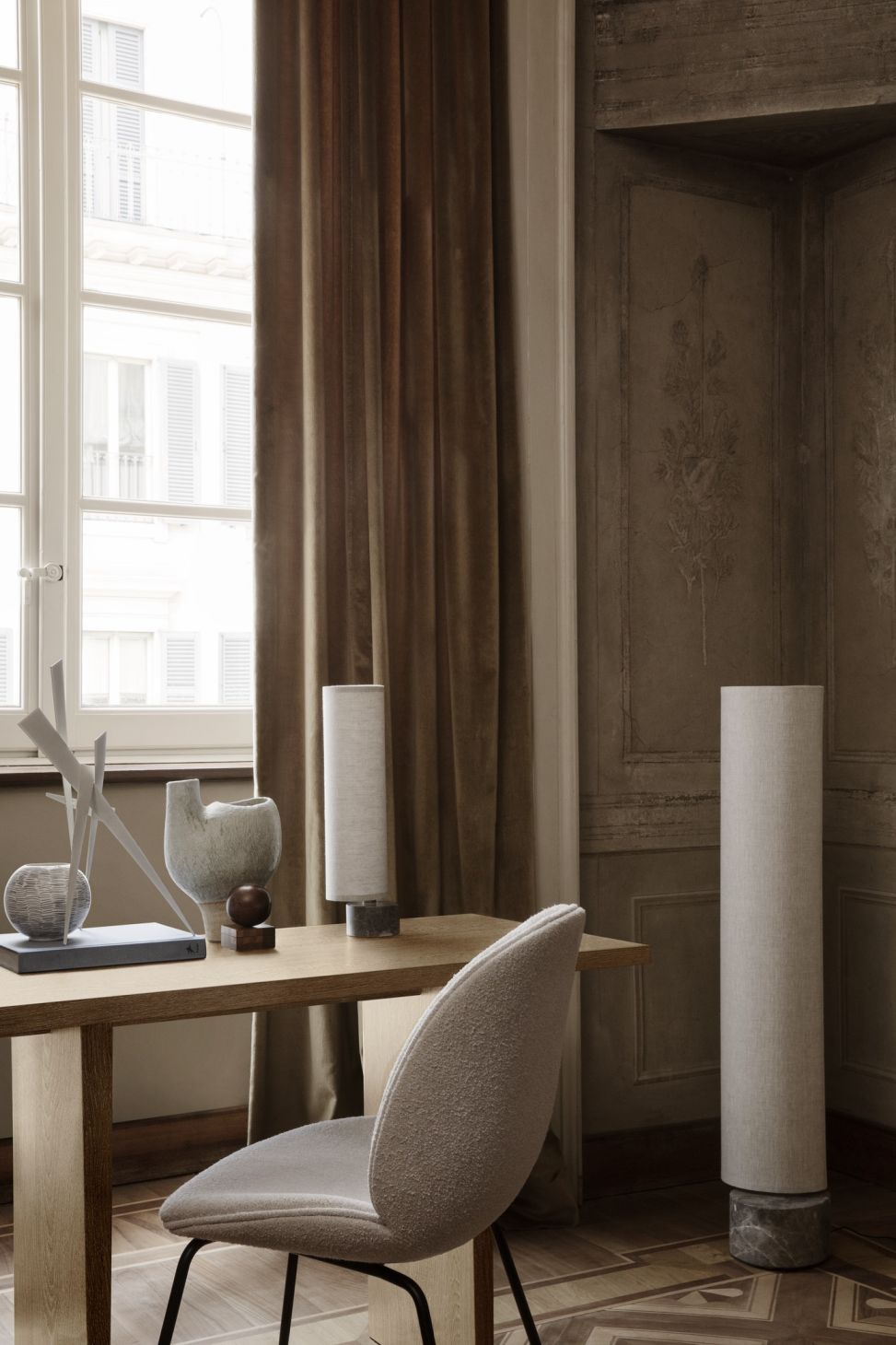 Private Desk Schreibtisch Eiche hell gebeizt Furnier Gubi