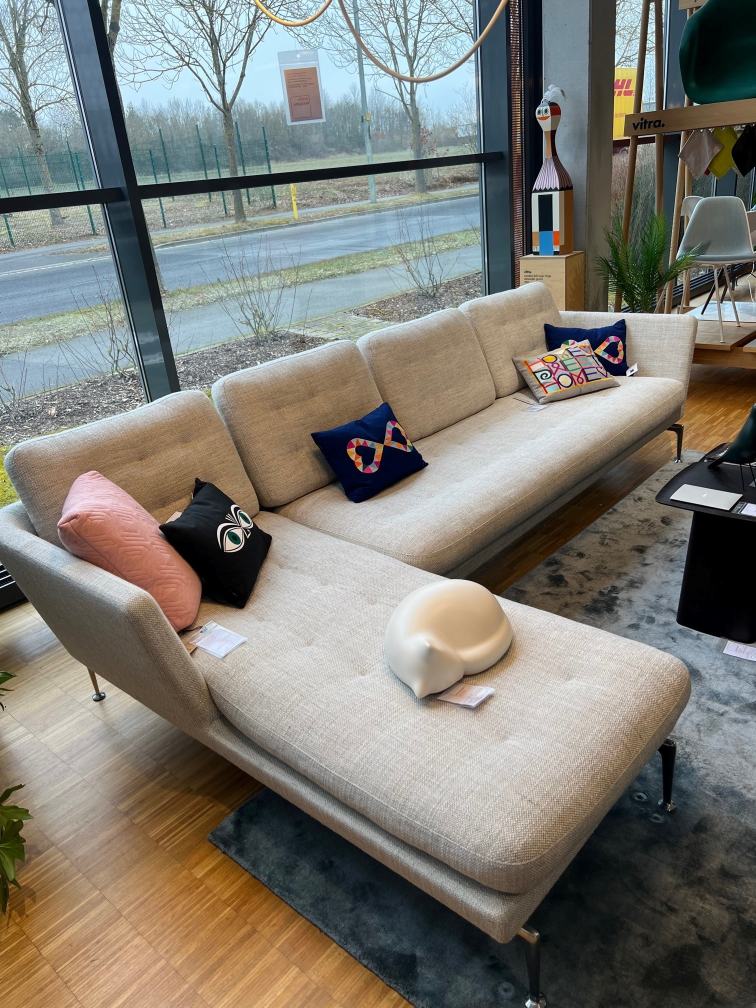 Suita Sofa 3 Sitzer offen mit Suita Chaise Longue klein Vitra AUSSTELLUNGSSTÜCK