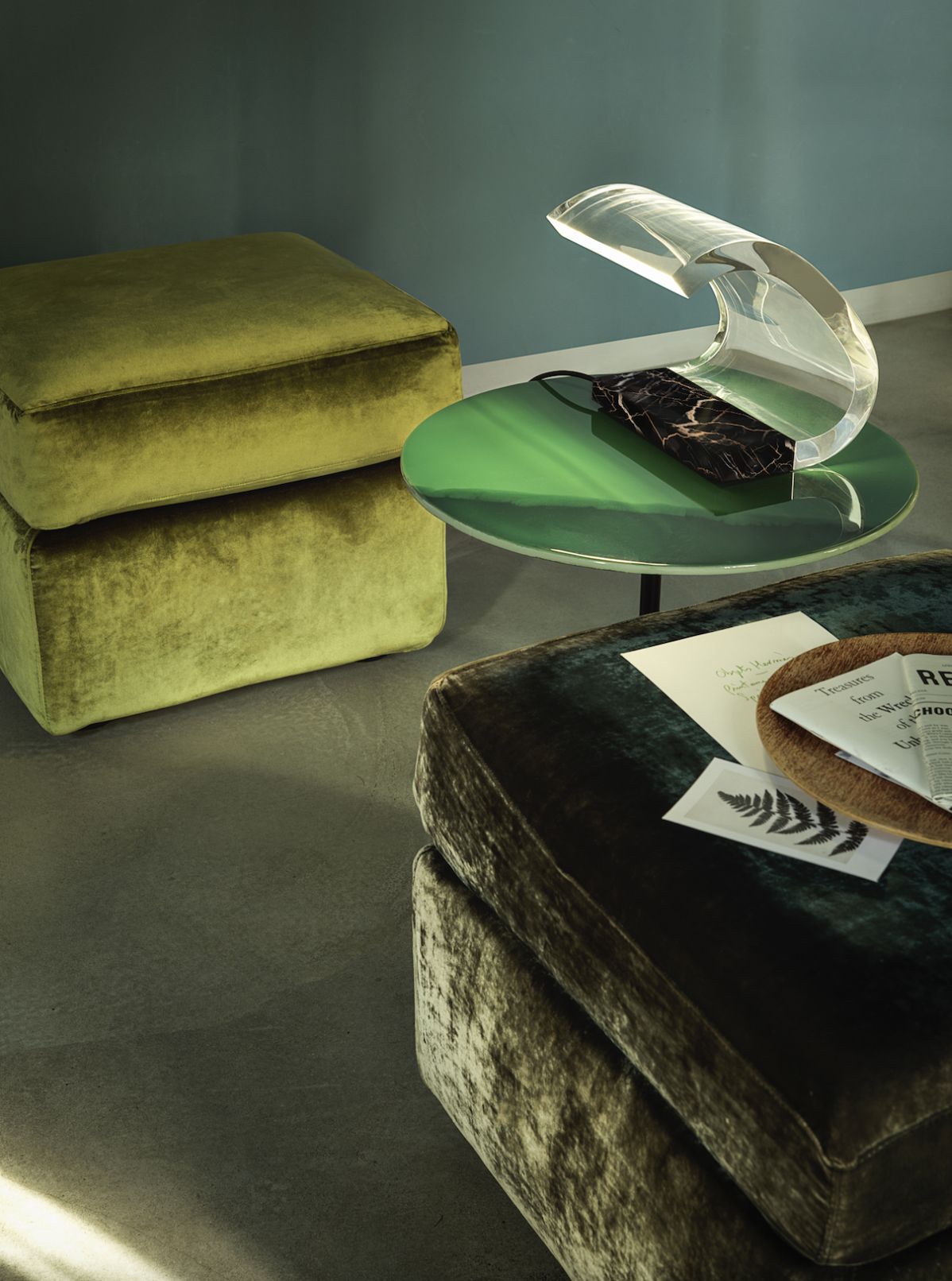 Acrilica 281 Tischleuchte mit Marmorsockel Oluce LIMITED EDITION