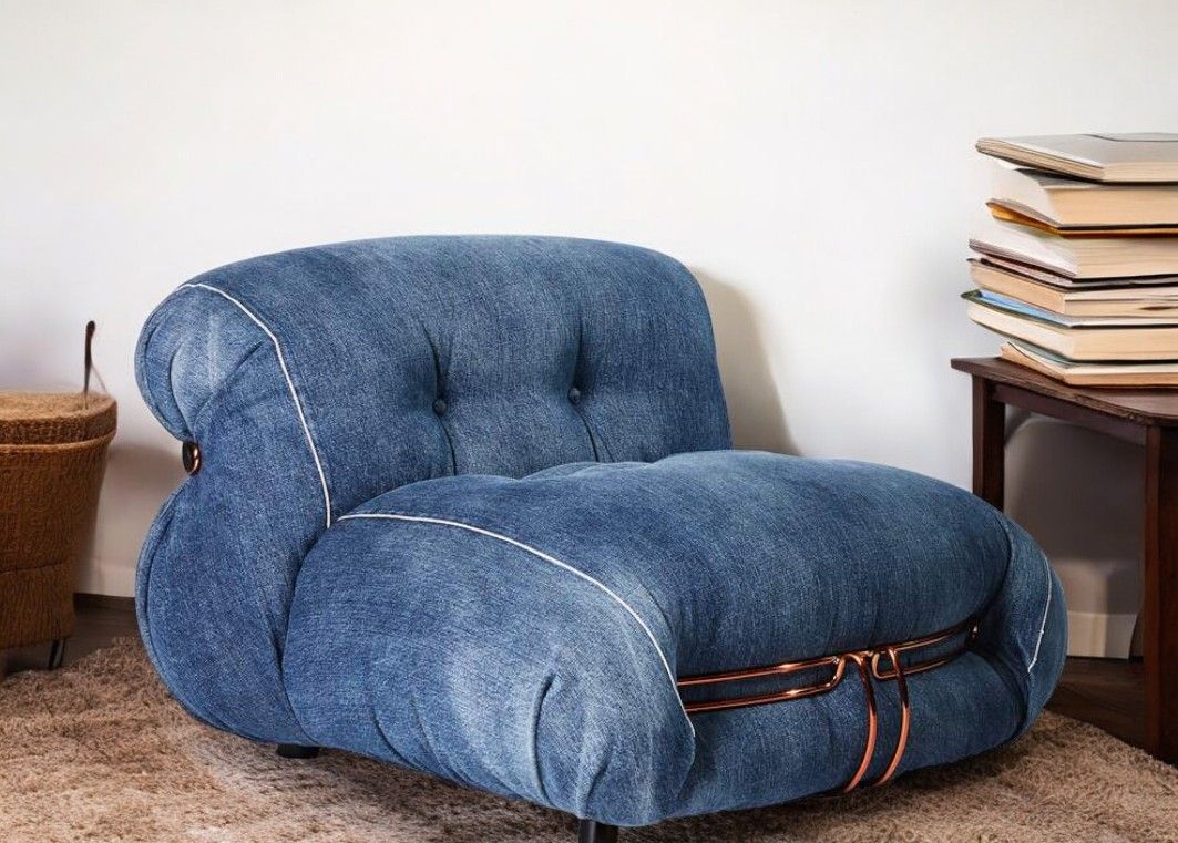 Soriana Denim-Sessel Cassina